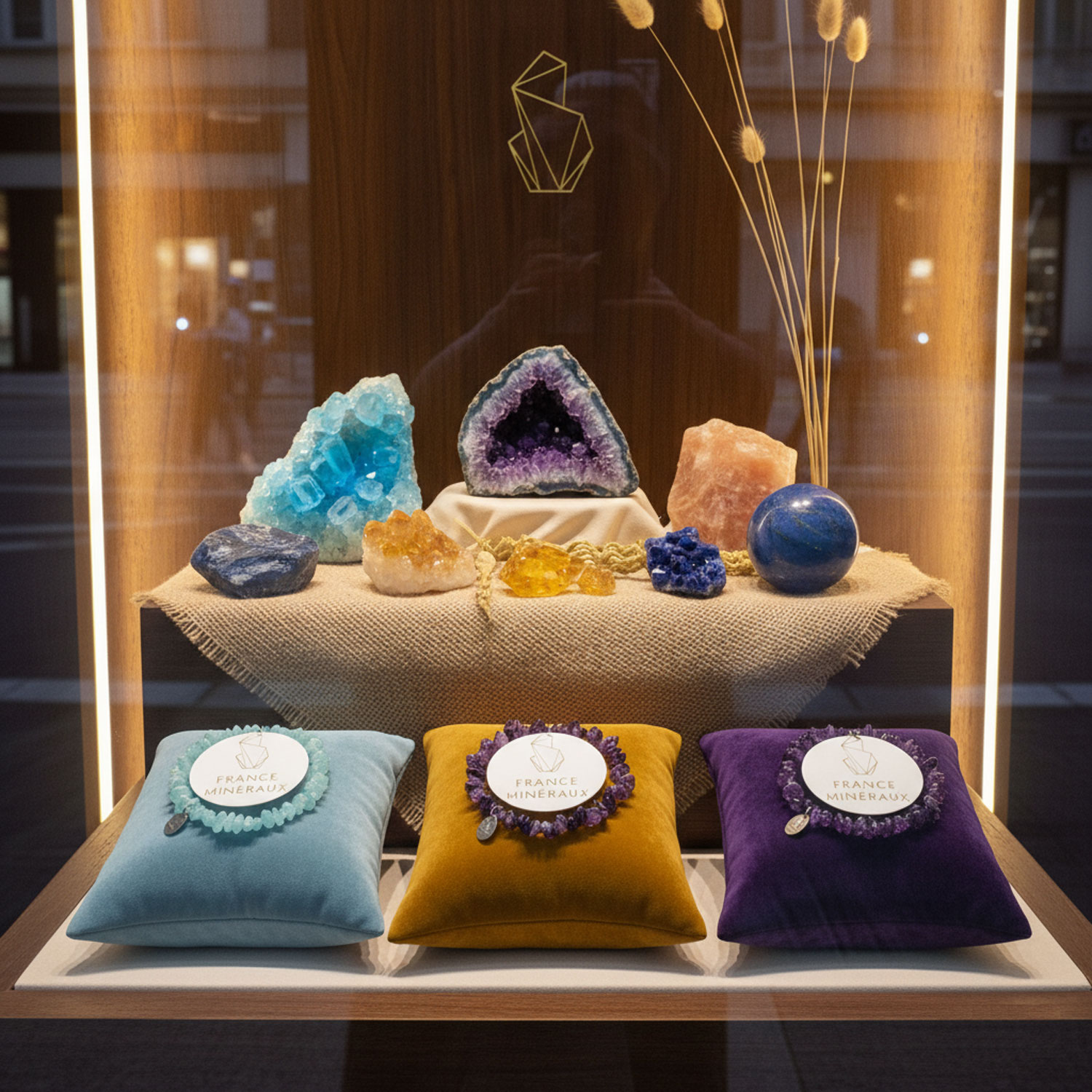 Pierres best-sellers en boutique